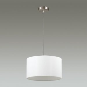 3745/2 MODERNI LN26 525 никель/белый, металл/текстиль Подвес E27 2*60W 220V NIKKI