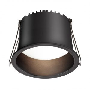 359235 SPOT NT23 536 черный Светильник встраиваемый светодиодный IP20 LED 9W 220V 540Лм 3000К TRAN