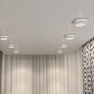 370785 SPOT NT21 594 белый Светильник встраиваемый влагозащищенный IP44 GU10 9W 220V WATER
