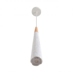 8352/1C SUSPENTIONI LN26 325 белый/бежевый, металл/дерево/цемент Подвес GU10 LED 5W 220V EOLIANA