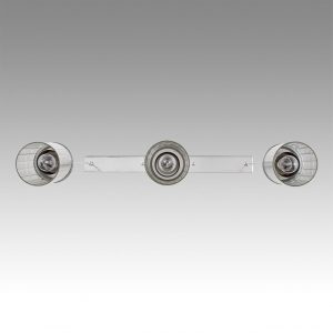 8102/3A COMFI LN26 408 хром/прозрачный металл/металл Подвес Е14 3*40W 220V ISHA