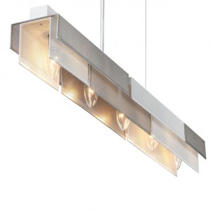 8006/5A MODERNI LN26 313 белый/никель, белый металл/металл Подвесной светильник Е14 5*40W 220V DANA