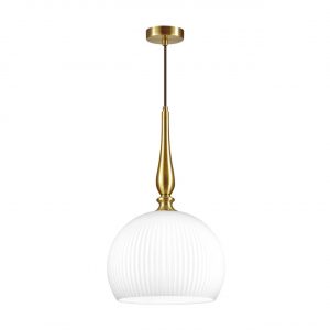 4765/1 PENDANT ODL21 413 белый/бронзовый Подвес E27 60W RUNGA