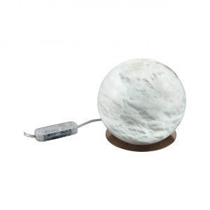 6685/8TL L-VISION ODL25 195 Настольный светильник бронзовый/металл/алебастр IP20 LED 8W с тумблером 3000/4000/6000K на выкл. 220V MARBELLA