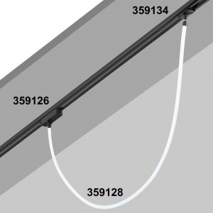 359128 KONST NT23 084 черный Светильник светодиодный IP20 LED 3000K 14W 170-265V 1400Лм RAMO