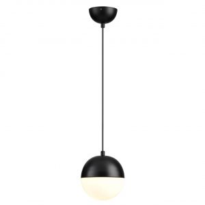 4958/1 PENDANT ODL22 393 черный/металл/белый/стекло Подвес E27 1*40W PINGA