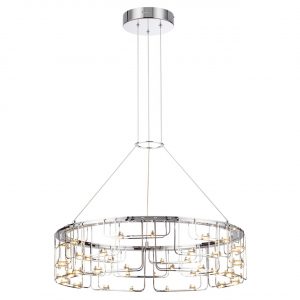 7059/44L HIGHTECH ODL26 287 Подвесной светильник нерж/сталь хром IP20 LED 44W 3960Лм 3000K 220V ZAHA