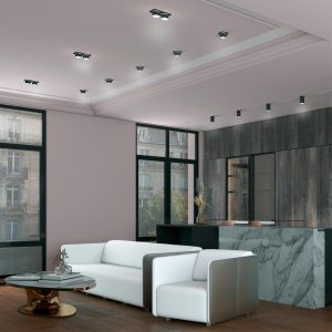 370715 SPOT NT21 580 черный Светильник встраиваемый IP20 GU10 9W 235V LIRIO
