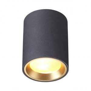 4205/1C HIGHTECH ODL20 327 черный/металл Потолочный светильник GU10 50W IP54 AQUANA