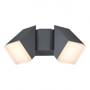357829 STREET NT18 708 темно-серый Ландшафтный настенный светильник LED 3000К 12W 220-240V KAIMAS
