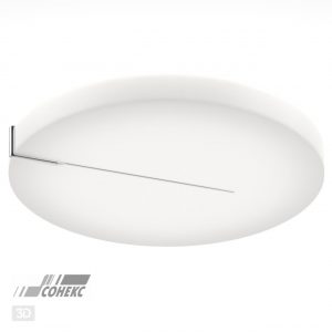 3086/EL SN Светильник пластик/хром LED 72Вт 3000-6300К D485 IP43 пульт ДУ PIN