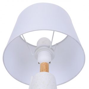 8210/1T MODERNI LN26 490 белый, керамика/текстиль Настольная лампа Е27 1*60W 220V VISIONA