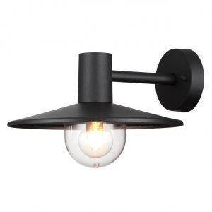 4833/1W NATURE ODL21 711 черный/стекло Ландшафтный настенный светильник E27 1*40W IP44 FURCADIA