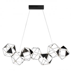 5087/32L L-VISION ODL25 293 черный хром/металл Люстра LED 32W 4000K 1900Лм TRELLIS