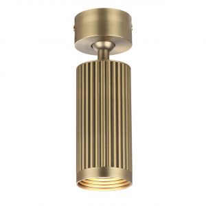 7013/1C HIGHTECH ODL25 331 Потолочный св-к поворотный на 360° металл/под латунь IP20 LED GU10 10W 220V MANCHESTER