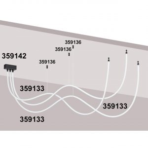 359133 KONST NT23 084 черный Светильник светодиодный IP20 LED 4000K 38W 170-265V 3800Лм RAMO