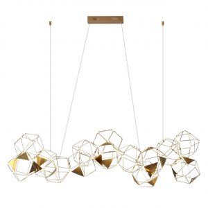 5086/64L L-VISION ODL25 291 античная бронза/металл Люстра LED 64W 4000K 3800Лм TRELLIS