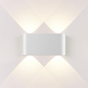 7192/4WL HIGHTECH ODL27 Настенный светильник белый/металл IP20 LED 4W 3000K 220V MAGNUM