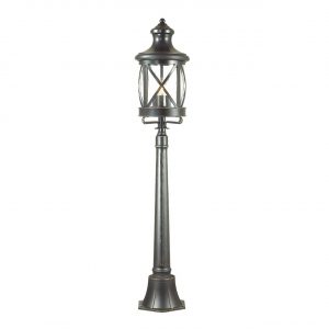4045/3F NATURE ODL18 701 черный/золотая патина Уличный светильник, 124см IP44 E14 3*60W 220V SATION