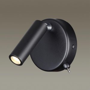 5220/3WL LEDIO LN22 000 черный Бра с выкл. LED 3W 3000K 330Лм  220V CHASE