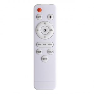2076/DL PALE SN 000 Светильник пластик/белый/серебристый LED 48Вт 3000-6300K D390 IP43 пульт ДУ GETA SILVER