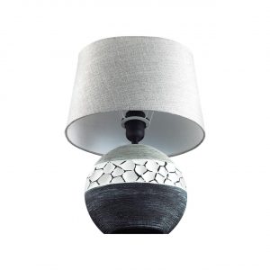 8119/1T COMFI LN26 489 серый, керамика/текстиль Настольная лампа E27 1*60W 220V AVALONA
