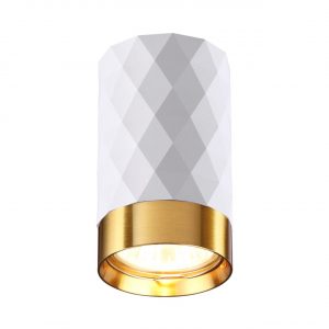 4286/1C HIGHTECH ODL22 329 белый/золотистый/металл Потолочный светильник IP20 LED GU10 max 10W AD ASTRUM