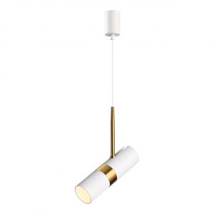 4355/1 HIGHTECH ODL23 329 белый/золотистый/металл Подвесной св-к IP20 LED GU10 10W BULLET