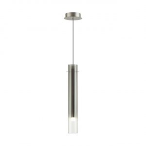 5061/5LA PENDANT ODL24 383 серебристый/дымчатый/металл/стекло Подвес LED 4W 3000K SHINY