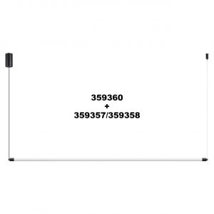 359358 KONST NT24 058 черный Светильник линейный светодиодный IP20 LED 20W 170-265V 4000K 1600Лм VITZ