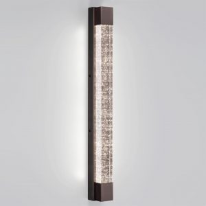 6680/12WL HIGHTECH ODL24 237 Настенный светильник брашир черн/металл/хрусталь IP20 LED 12W 600Лм 4000K MIRADA