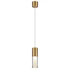 7144/4L HIGHTECH ODL26 515 Подвесной светильник античная бронза/акрилл/металл IP20 LED 4W 280Лм 3000K 180° 220V DEFANCE