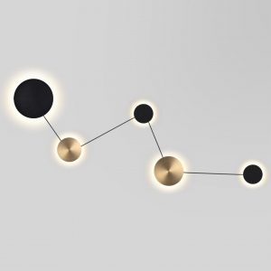 7115/30WL HIGHTECH ODL26 451 Настенный светильник черный/бронза/металл IP20 LED 30W 1350Лм 3000K 220-240V GALAXY (ВМЕСТО 4211/38WL)