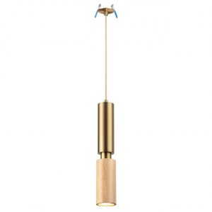 7061/1A MINIMA ODL25 217 Подвесной светильник светлое дерево/металл IP20 GU10 LED 7W 220V CAUCHO