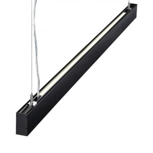 358878 OVER NT22 406 черный Светильник подвесной светодиодный (длина подвесов 1,2м) IP20 LED 4000K 40W вниз + 12W вверх 220V ITER