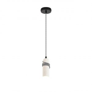 8363/1A ECO LN26 330 черный/белый, металл/бетон Подвес E27 LED 10W 220V TESLA