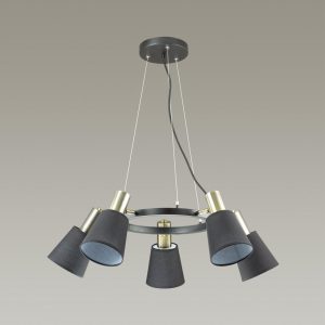 3638/5 MODERNI LN19 000 черный Люстра E14 5*40W 220V MARCUS