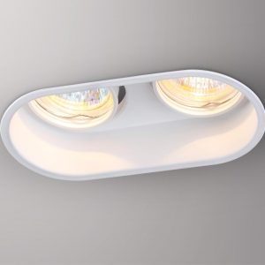 370564 SPOT NT19 578 белый Встраиваемый светильник IP20 GU10 2*50W 220-240V CLOUD