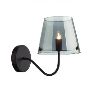 6570/1W MODERNI LN26 212 черный/дымчатый/металл/стекло Бра G9 1*20W 220V SMOKY