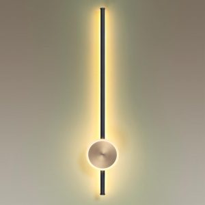 4256/18WL HIGHTECH ODL21 453 черн/бронза/металл Настенный светильник IP20 LED 18W 1152Лм 3000K STILO