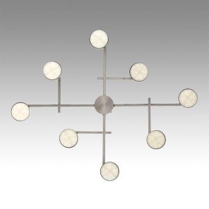 8115/8C COMFI LN26 248 никель, металл Люстра потолочная LED GX53 8*7W 220V DABRA