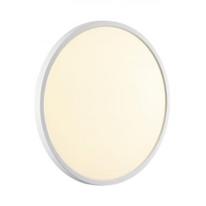 7659/32L MITRA LED SN 551 Светильник пластик/белый LED 32Вт 3000/4000K D400 IP40 ALFA WHITE