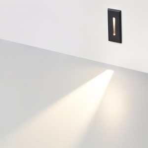 7054/3WL HIGHTECH ODL25 339 металл/металл Подсветка лестницы черн IP20 LED 1*3W 2700K ESCALA