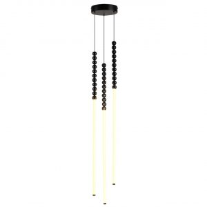 7149/33L HIGHTECH ODL26 221 Подвесной светильник черный/акрилл/металл IP20 LED 32W 2200Лм 3500K 300° 220V MONELLA