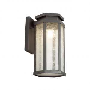 4048/1W NATURE ODL18 707 темно-серый/белый Уличный настенный светильник IP44 E27 100W 220V GINO
