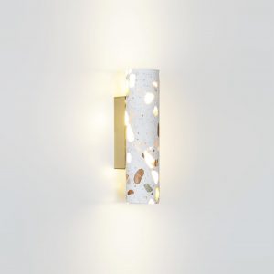 7012/12WL L-VISION ODL25 193 Настенный св-к UP DOWN металл/ терраццо/античная бронза/серый IP20 12W CRI>90 3000K 220V TERRAZZO