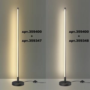359348 KONST NT24 056 черный Светильник линейный светодиодный IP20 LED 16W 170-265V 4000K 1280Лм VITZ