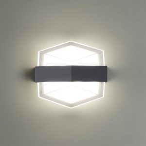 358574 STREET NT21 728 темно-серый Ландшафтный настенный светильник IP54 LED 4000K 12W 85-265V KAIMAS