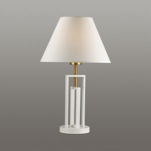 5291/1T NEOCLASSI LN23 000 белый, латунь Настольная лампа E27 1*60W 220V FLETCHER