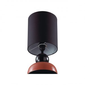 8127/1T COMFI LN26 509 коричневый/черный, керамика/текстиль Настольная лампа E27 1*60W 220V OVONA